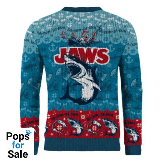 Jaws Christmas Sweater Jaws Size S