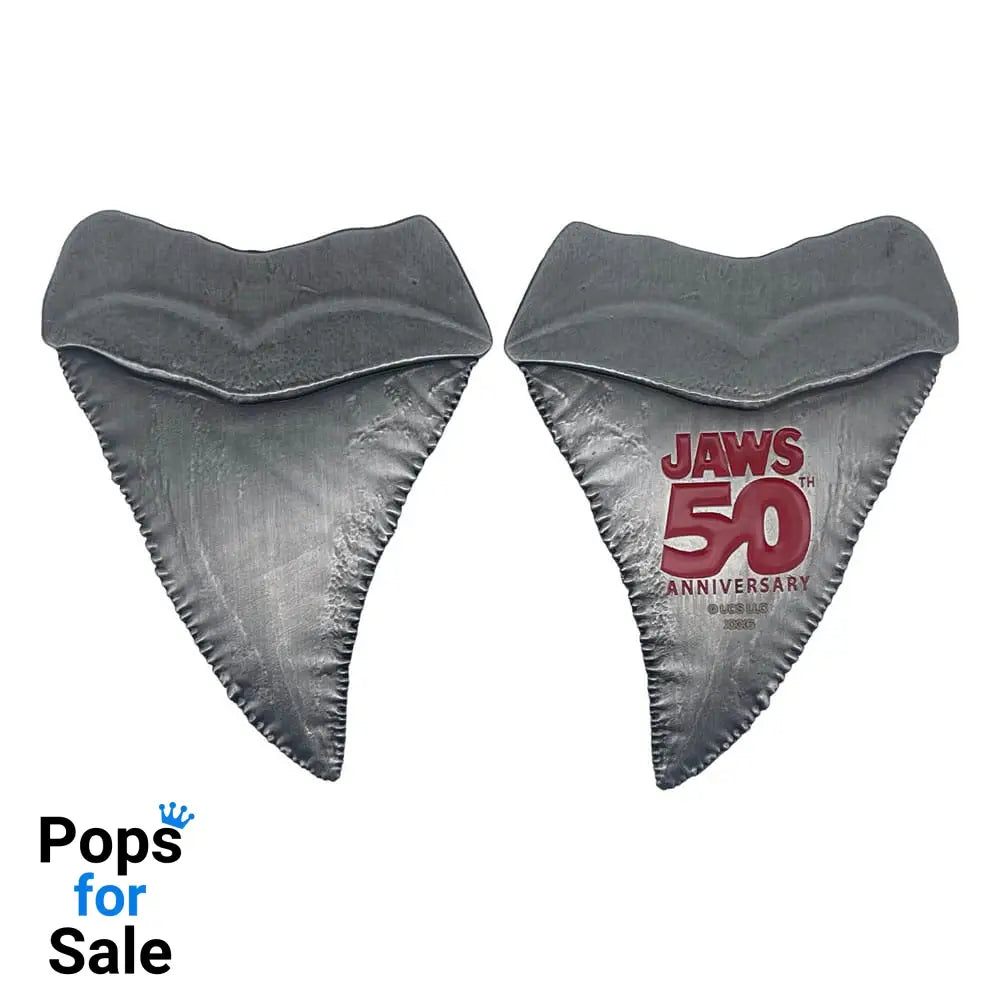 Jaws Medallion 50th Anniversary Shark Tooth Decoration