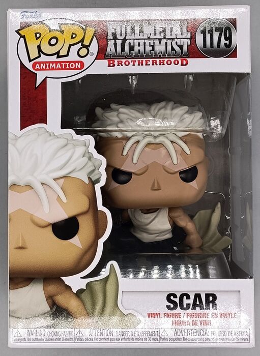 #1179 Scar - Fullmetal Alchemist - Brand New Funko POP in Protector