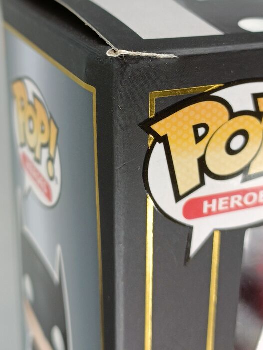 #144 Batman (Red) - Metallic - 80 Years - Exclusive Box Damaged Funko POP