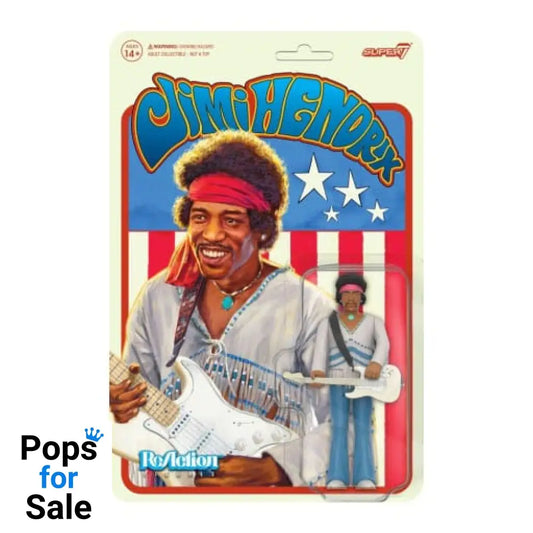 Jimi Hendrix ReAction Action Figure Jimi Hendrix (Festival) 10 cm
