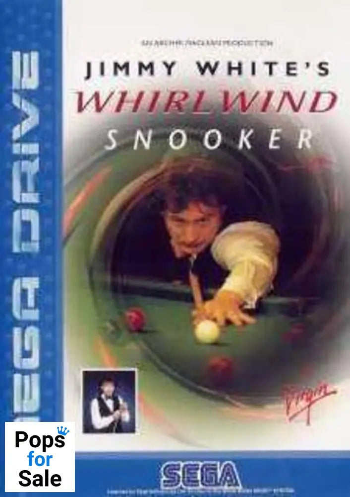 Jimmy White's 'Whirlwind' Snooker for Sega Mega Drive (MD)