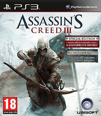 Assassins Creed III 3 Special Edition for Sony Playstation 3 (PS3)