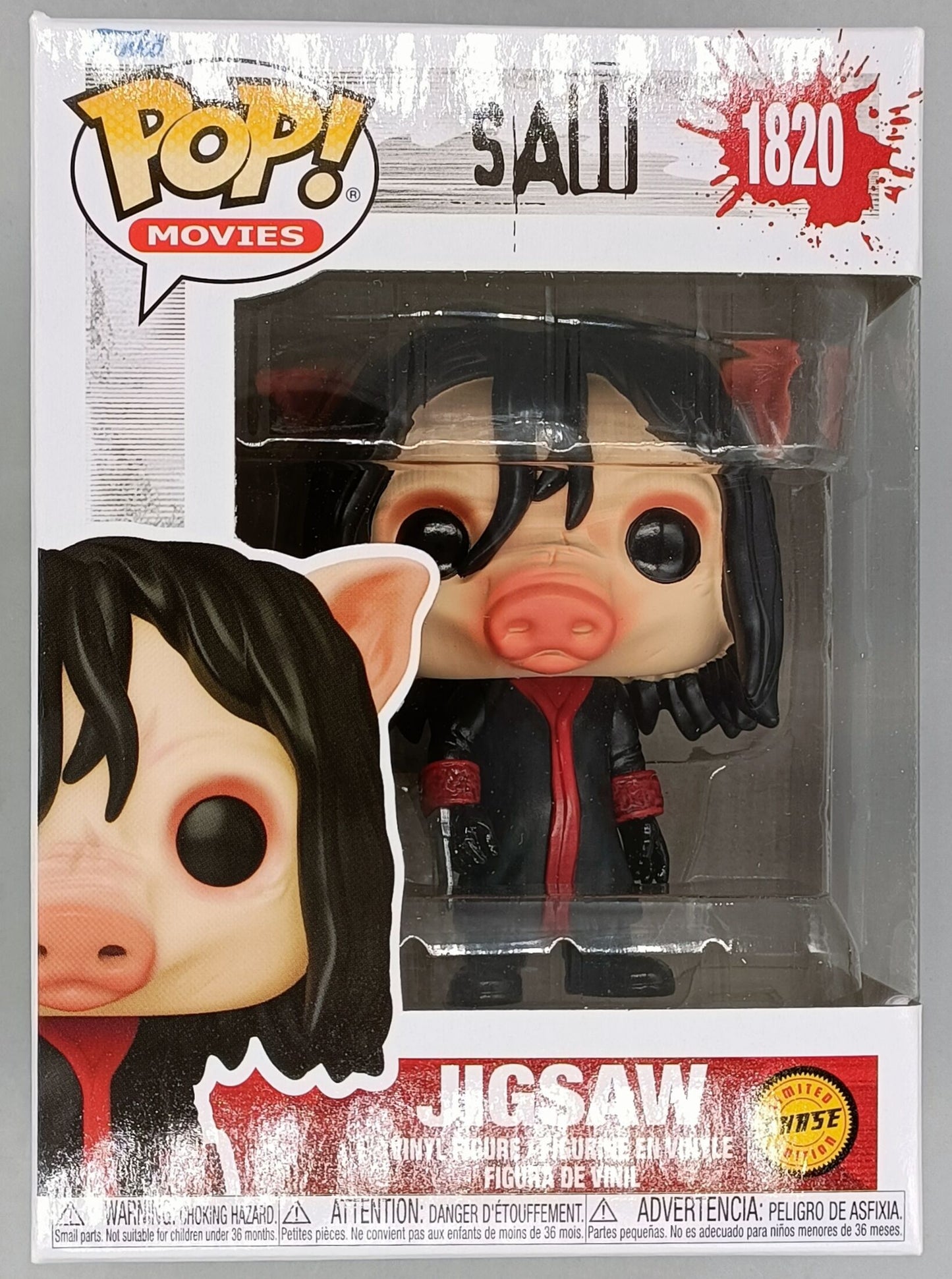 1820 Jigsaw - Saw 10th Anniversary - Horror - Chase Funko POP - Brand New