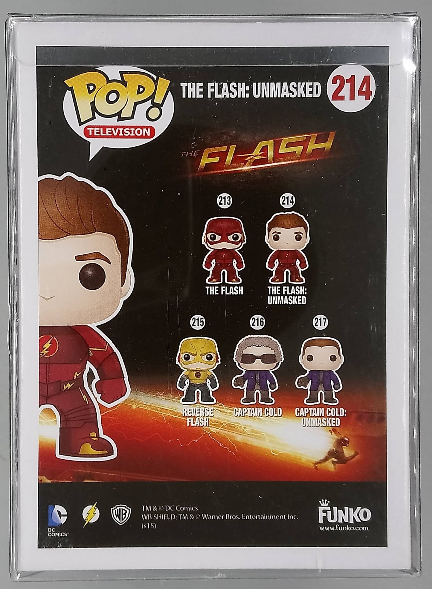 214 The Flash: Unmasked - The Flash - 2015 Con - Funko POP - Box Damaged