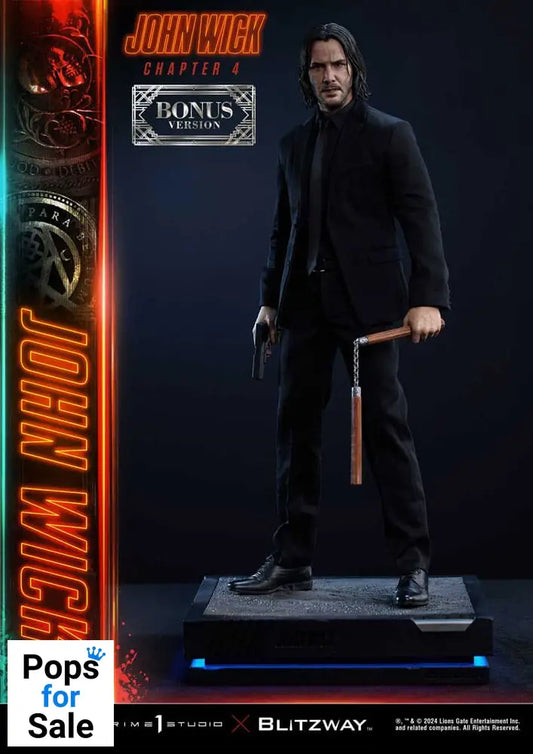 John Wick Chapter 4 Ultimate Premium Masterline Series Statue 1/4 John Wick Deluxe Bonus Version 54 cm