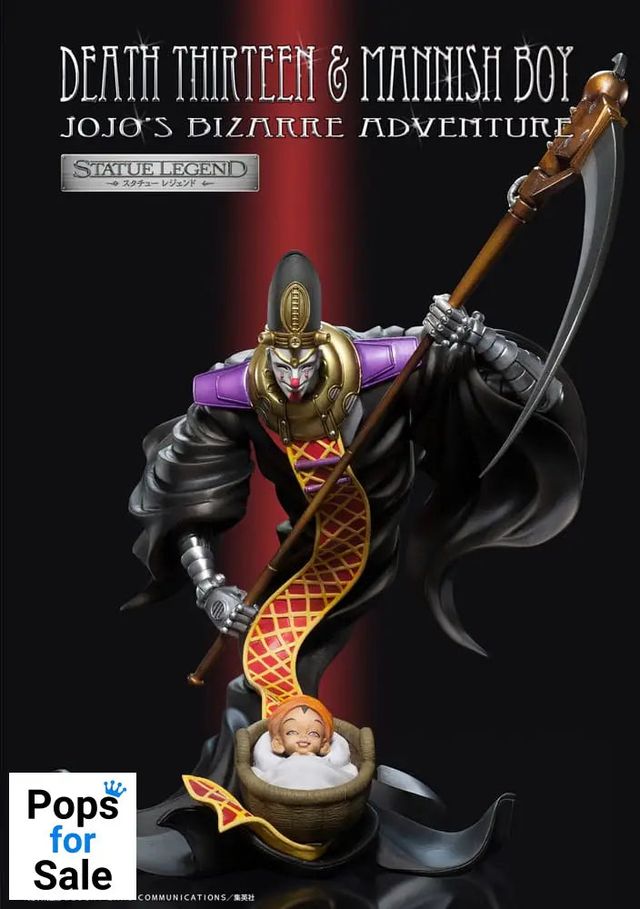 JoJo's Bizarre Adventure Statue Legend PVC Statue Death Thirteen & Mannish Boy 17 cm