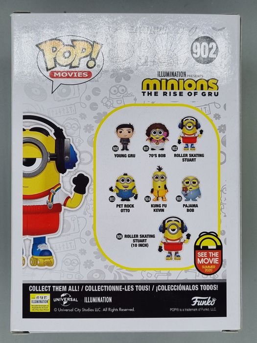 902 Roller Skating Stuart - Metallic - Minions Rise of Gru Funko POP