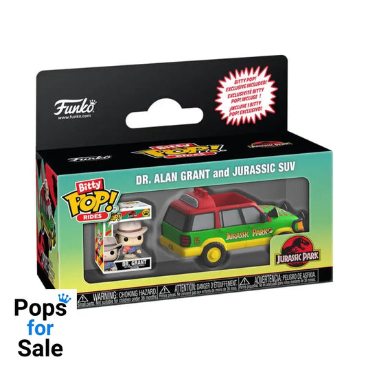 Jurassic Park Bitty POP! Ride Vinyl Figure Jurassic SUV w/Dr. G 2,5 cm