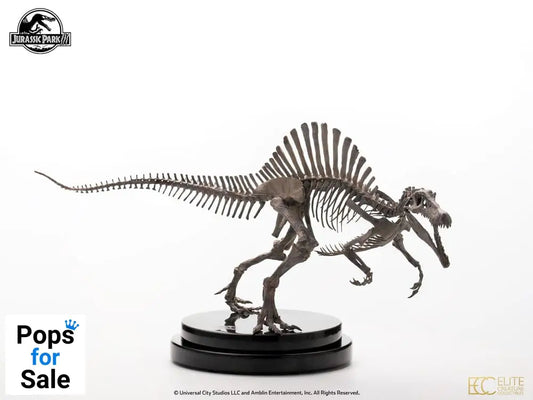 Jurassic Park III ECC Elite Creature Line Statue 1/24 Spinosaurus Skeleton Bronze 27 cm
