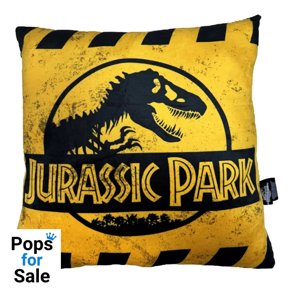 Jurassic Park Pillow Caution Logo 45 cm Cushions