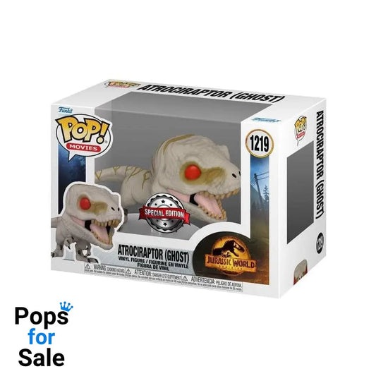 Jurassic Park POP! Movies Vinyl Figure Atrociraptor (Ghost) Exclusive 9 cm