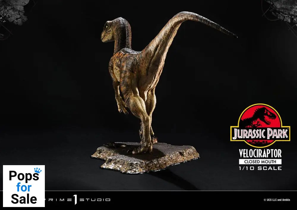 Jurassic Park Prime Collectibles Statue 1/10 Velociraptor Closed Mouth 19 cm Statues