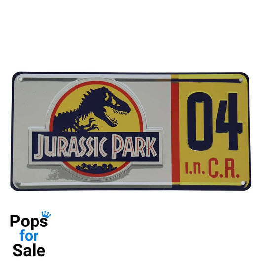 Jurassic Park Replica 1/1 Dennis Nedry License Plate