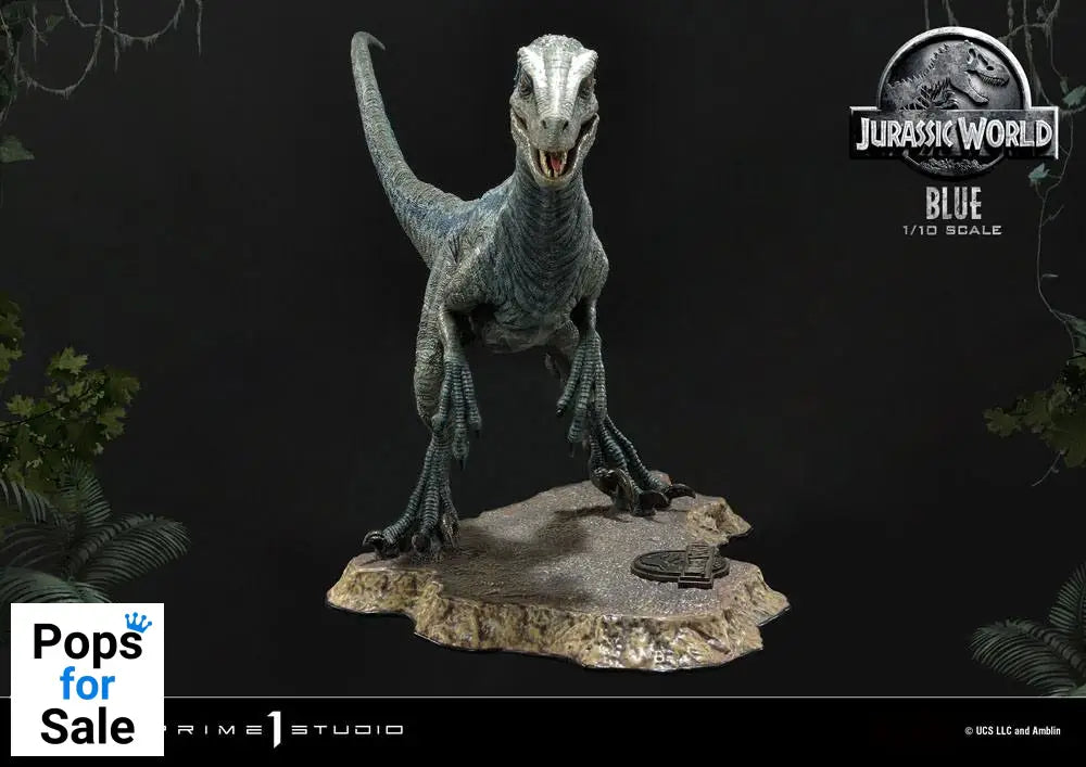 Jurassic World: Fallen Kingdom Prime Collectibles Statue 1/10 Blue (Open Mouth Version) 17 cm Statues