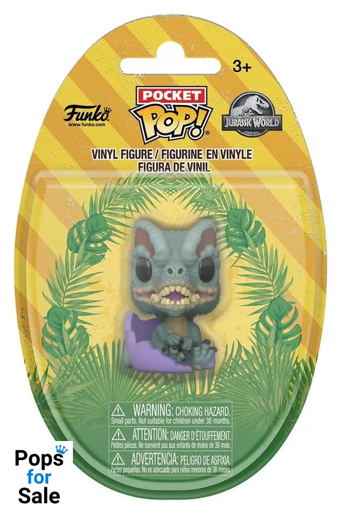 Jurassic World Pocket POP! Egg Vinyl Figures 2 cm Display (16)