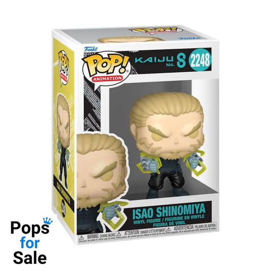 Kaiju No. 8 POP! Animation Vinyl Figure Isao Shinomiya 9 cm
