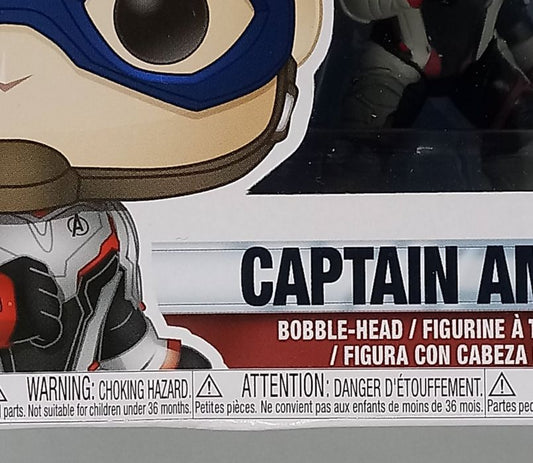 #450 Captain America (Team Suit) Marvel Avengers Box Damaged Funko POP