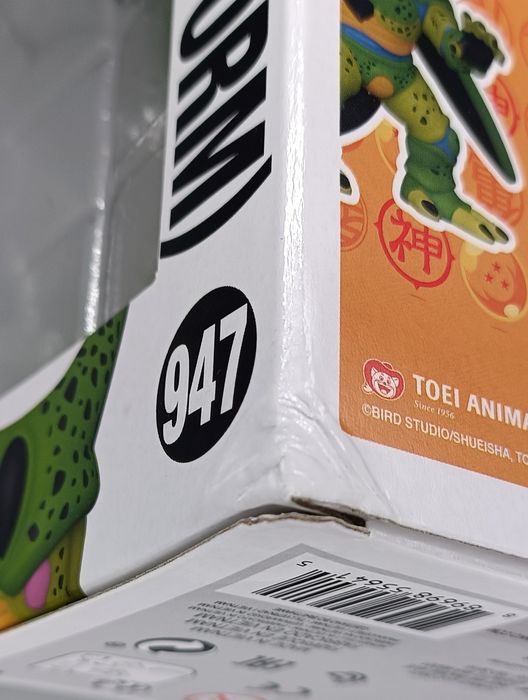 #947 First Form Cell - Glow - Dragon Ball Z - Box Damaged Funko POP