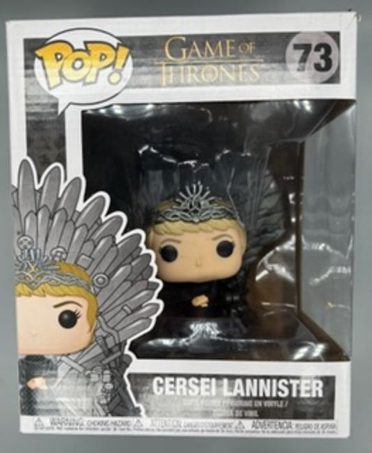 73 Cersei Lannister (on Iron Throne) Deluxe Game of Thrones Funko POP - Box Damaged