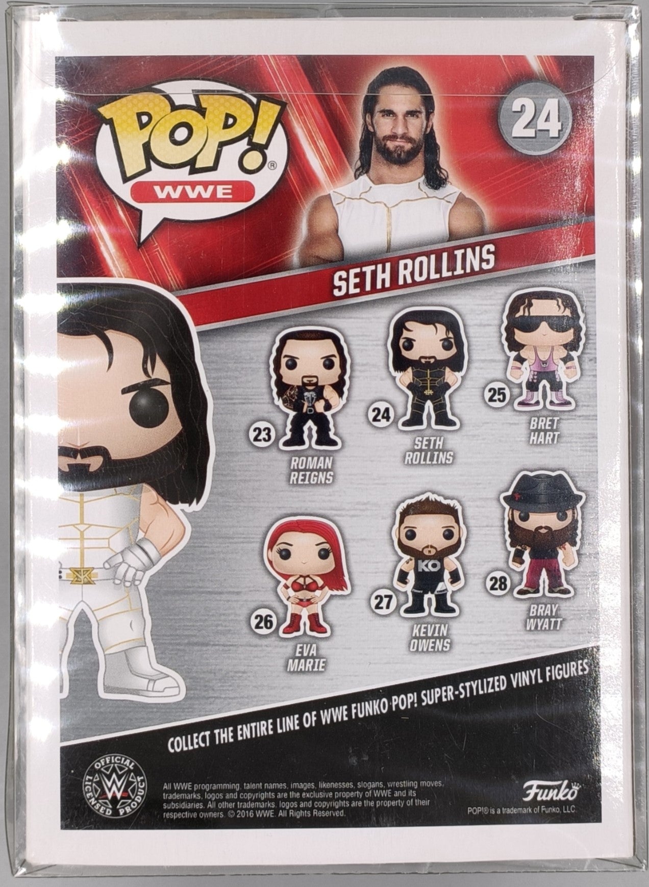 #24 Seth Rollins (White) - WWE Funko POP