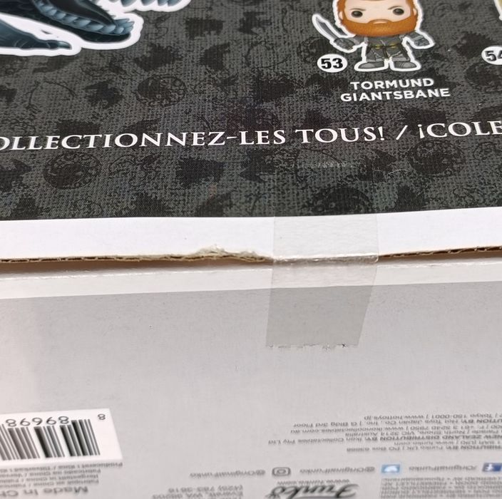 58 Night King & Icy Viserion Glow Game of Thrones Funko POP - Box Damaged