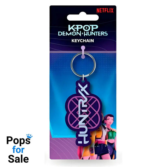 KPop Demon Hunters PVC Keychain Huntrix Logo