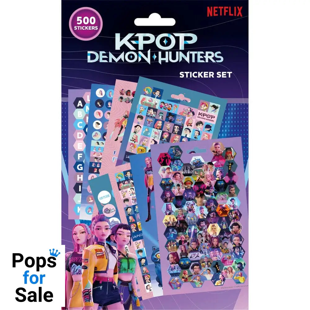 KPop Demon Hunters Sticker Pack (500) Patches & Stickers
