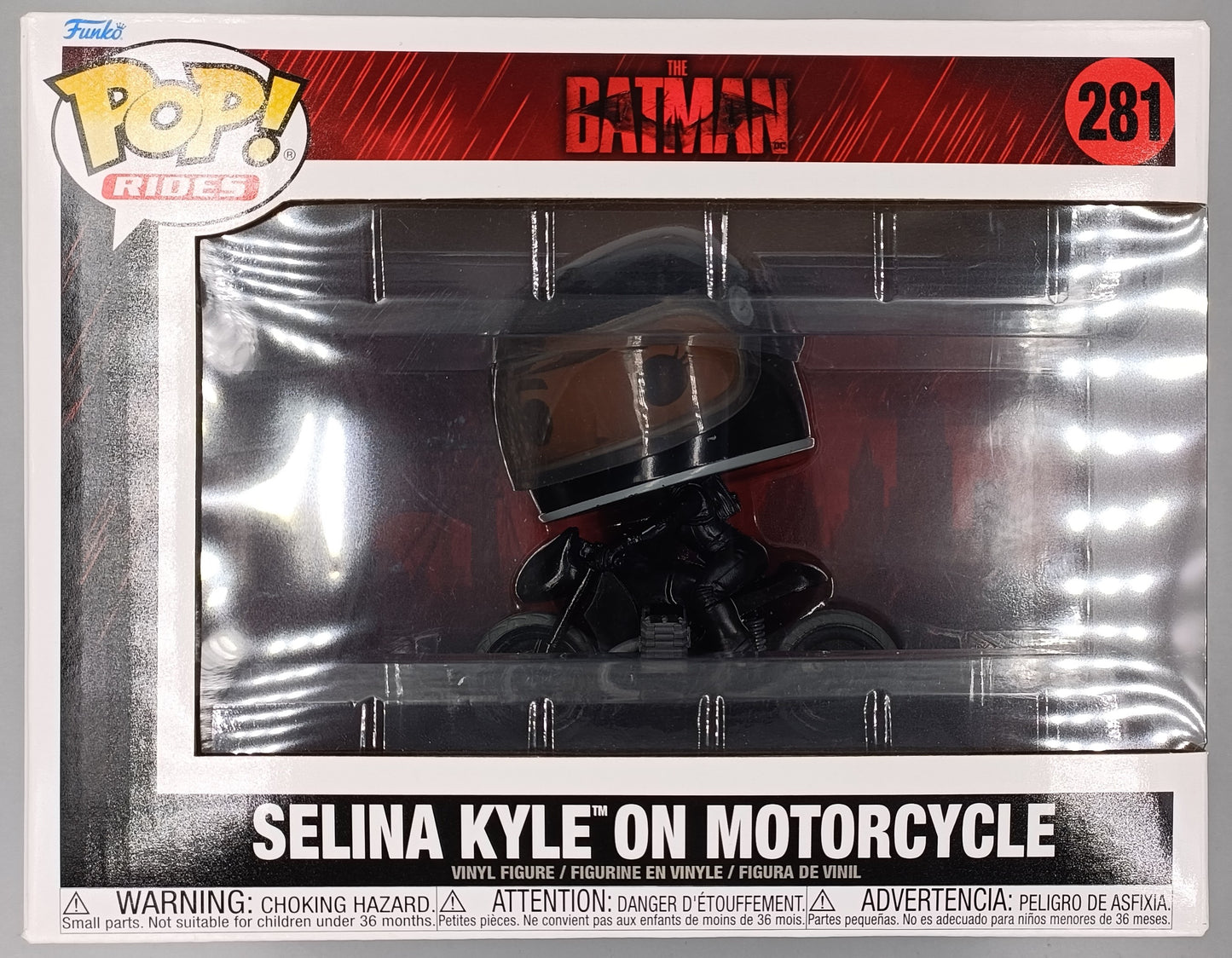#281 Selina Kyle on Motorcycle Rides - DC The Batman Funko POP