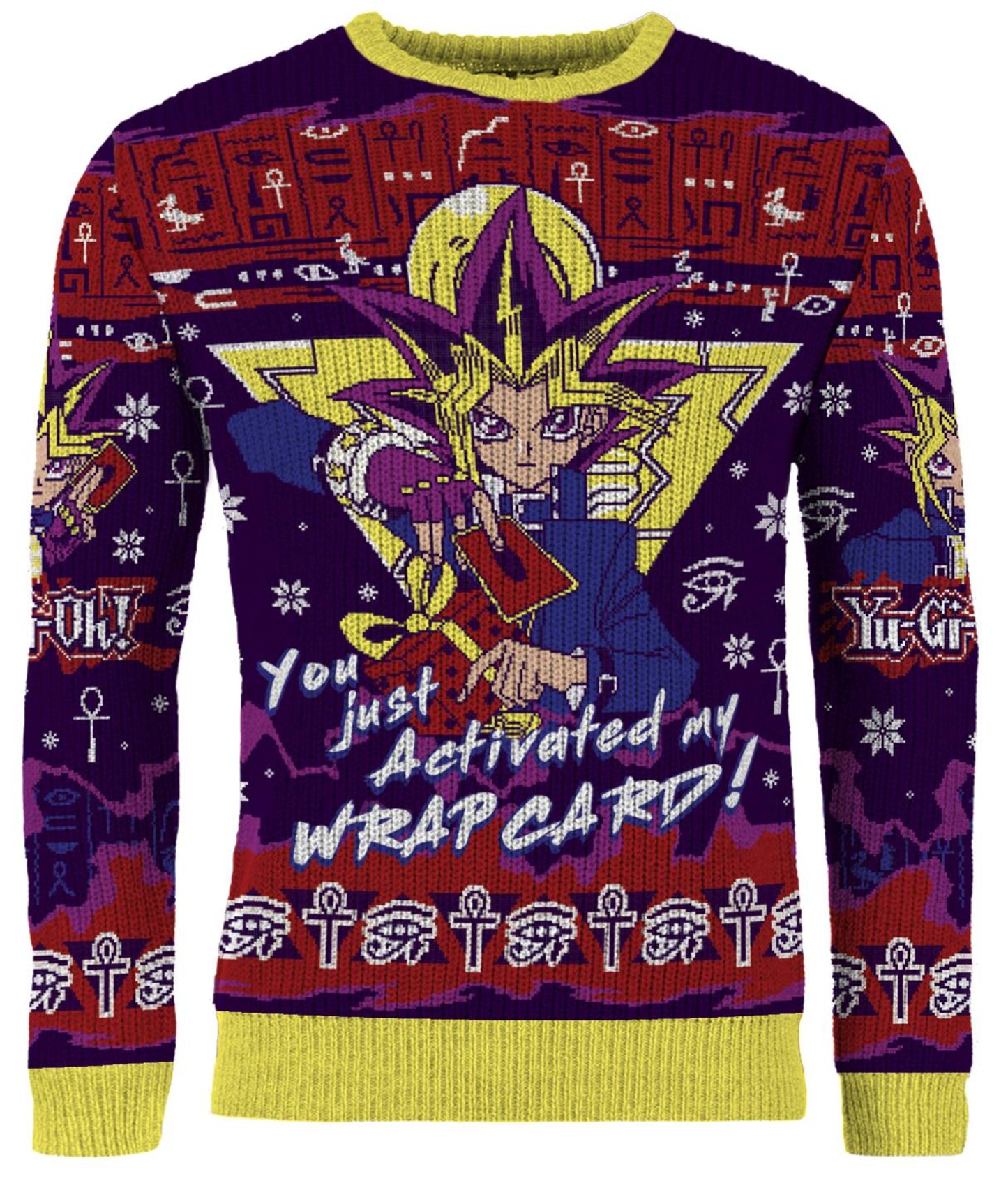 Yu-gi-Oh: You Just Activated My Wrap Card Christmas Jumper (Size: XS)