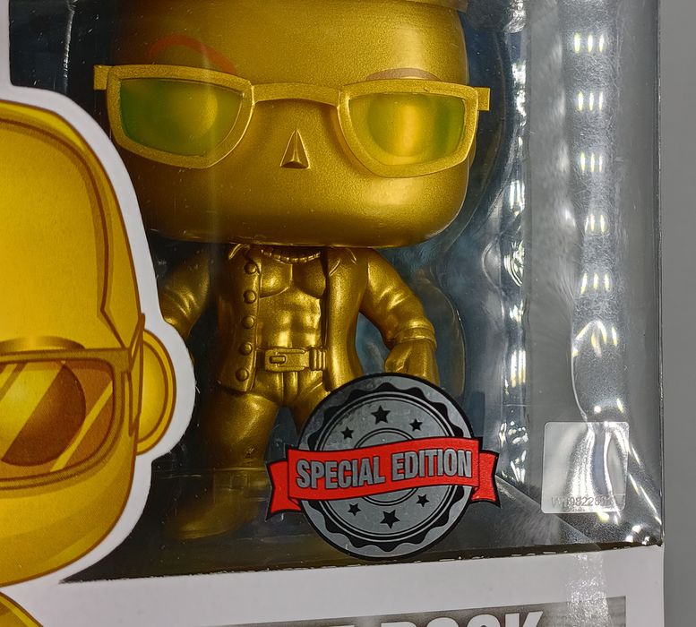 #46 The Rock (Gold) WWE Smackdown Live 20th Anniversary Box Damaged Funko POP