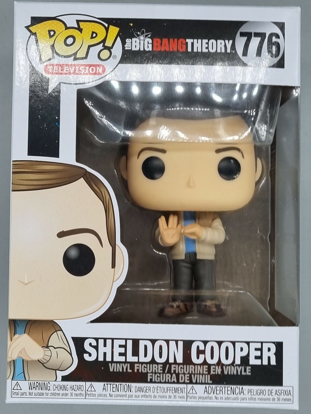 776 Sheldon Cooper (Live Long and Prosper) Big Bang Theory Funko POP