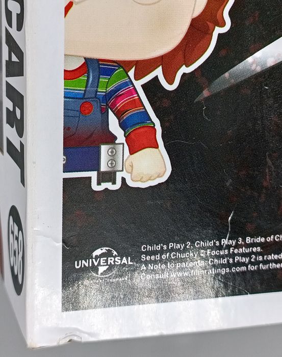 #658 Chucky on Cart - Horror - Child's Play 2 - Box Damaged Funko POP