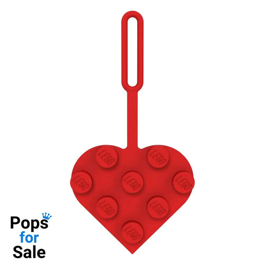 LEGO Minifigures Luggage tag Heart Red 10 cm