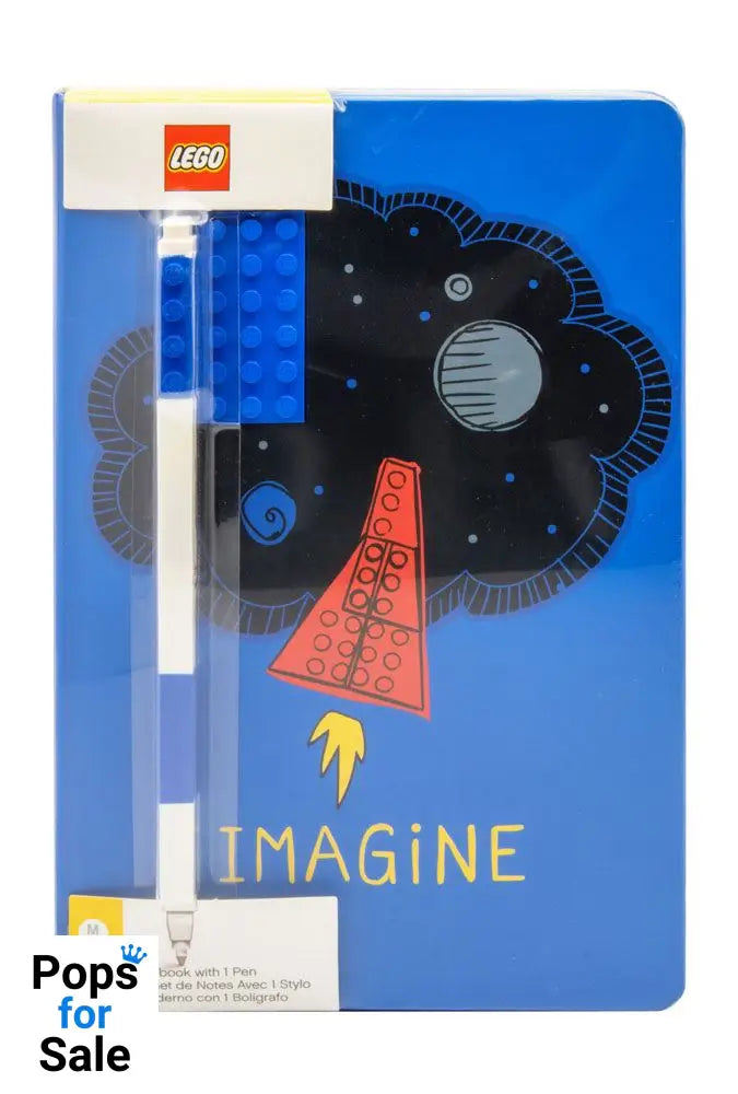 LEGO Notebook with Pen Imagine