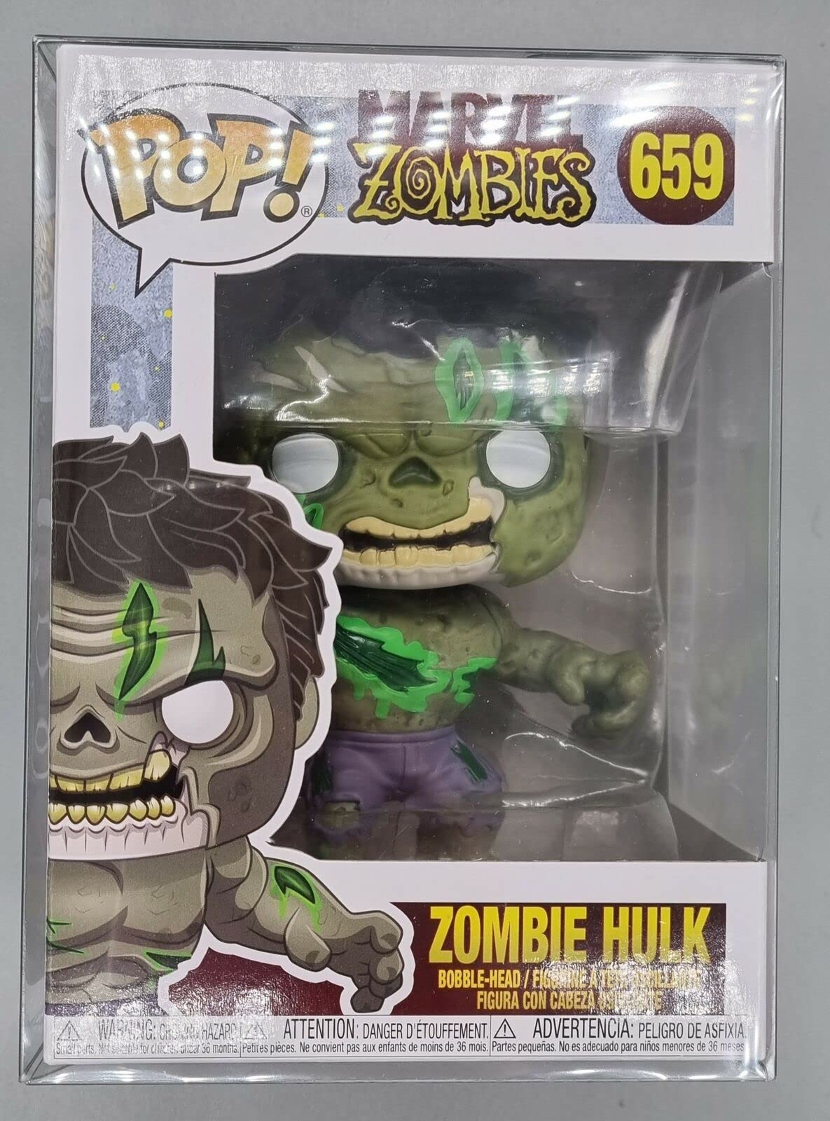 659 Zombie Hulk - Marvel Zombies - Funko POP - Box Damaged