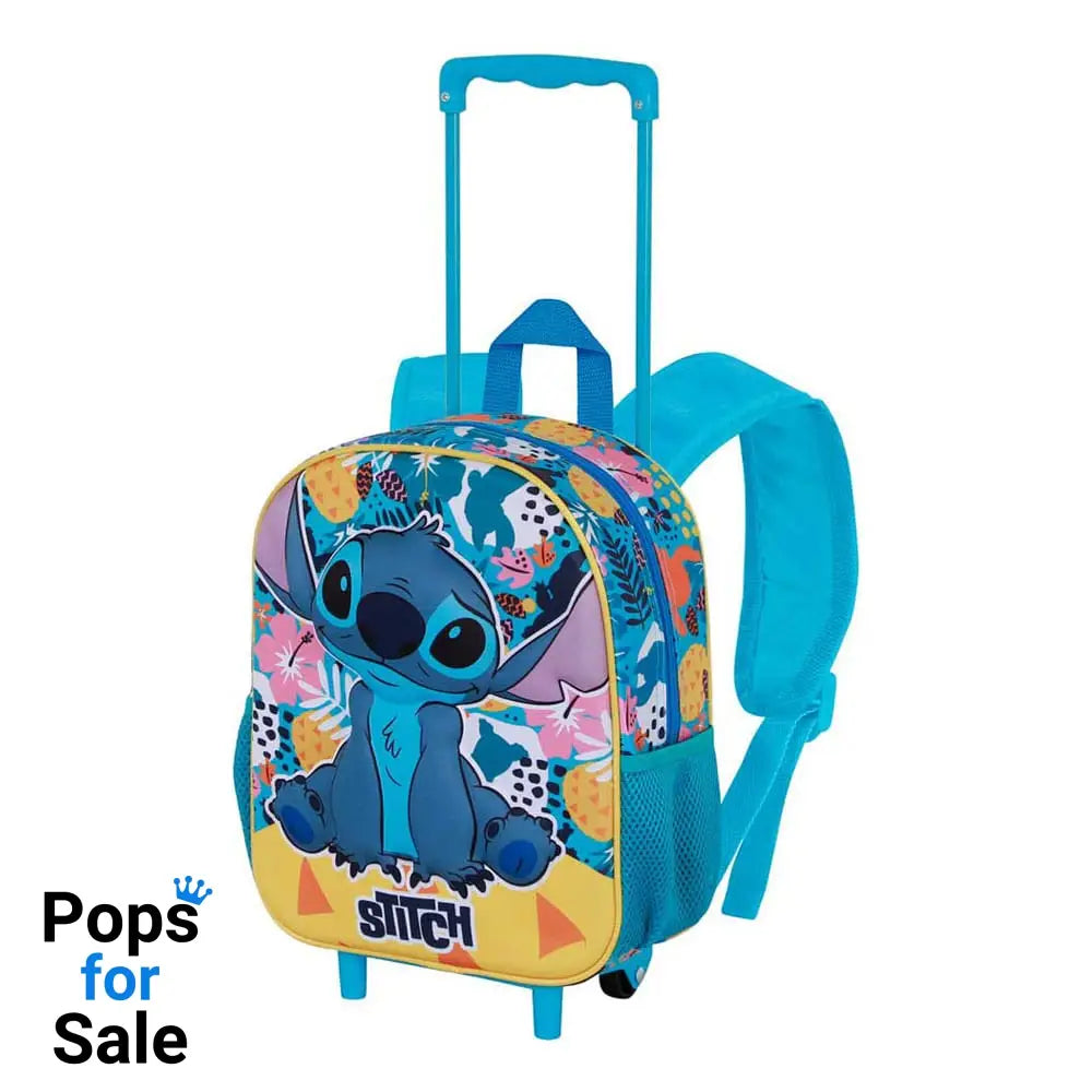 Lilo & Stitch 3D Backpack with Wheels Colors Turquoise Small