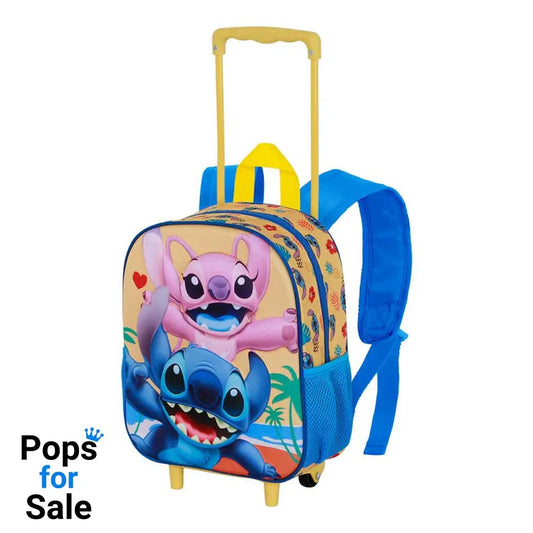 Lilo & Stitch 3D Backpack with Wheels Ocean Blue Small