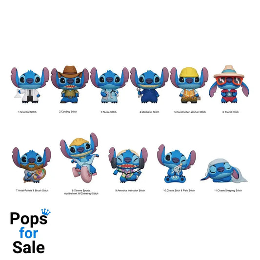 Lilo & Stitch 3D PVC Bag Clips Series 6 Display (24)