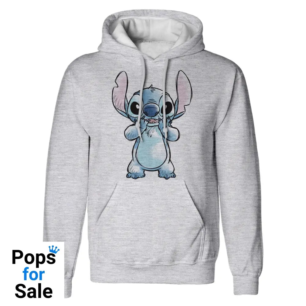Lilo & Stitch Hooded Sweater Hands On Face Sketched Size L