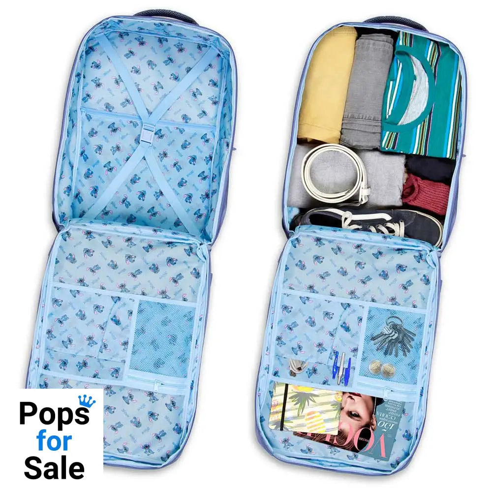 Lilo & Stitch Mercury Travel Backpack Face Blue Large