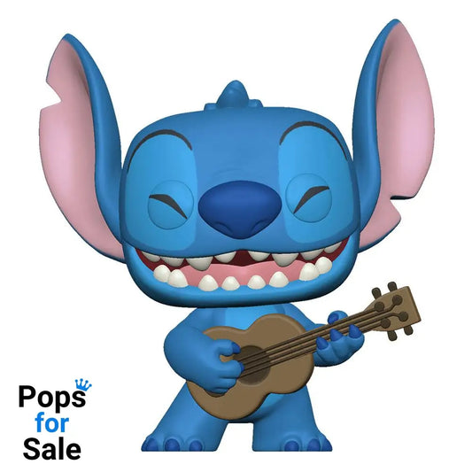 Lilo & Stitch POP! Disney Vinyl Figure Stitch w/Ukelele 9 cm
