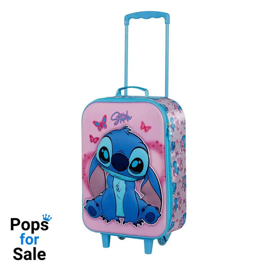 Lilo & Stitch Soft 3D Trolley Suitcase Stitch & Angel Pink 52 cm