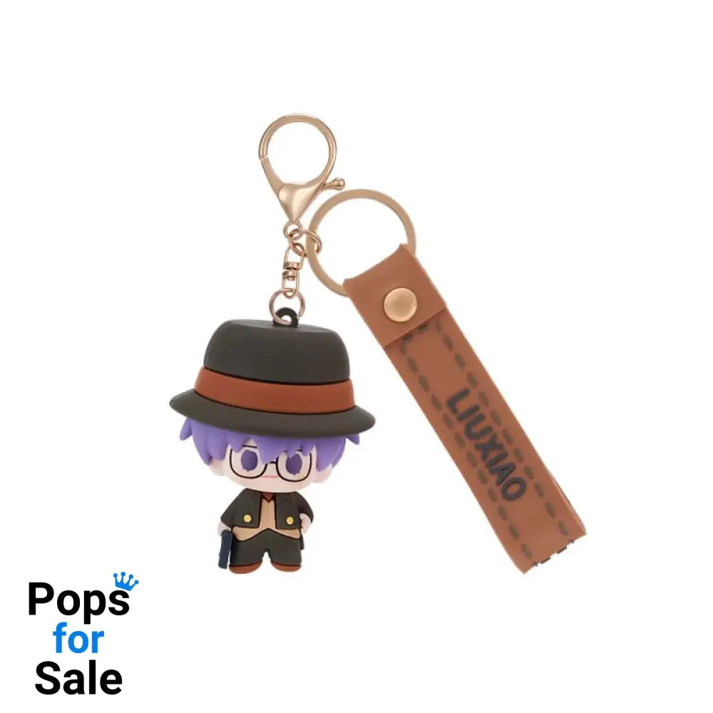 Link Click Rubber Keychain Liu Xiao 6 cm Keyrings