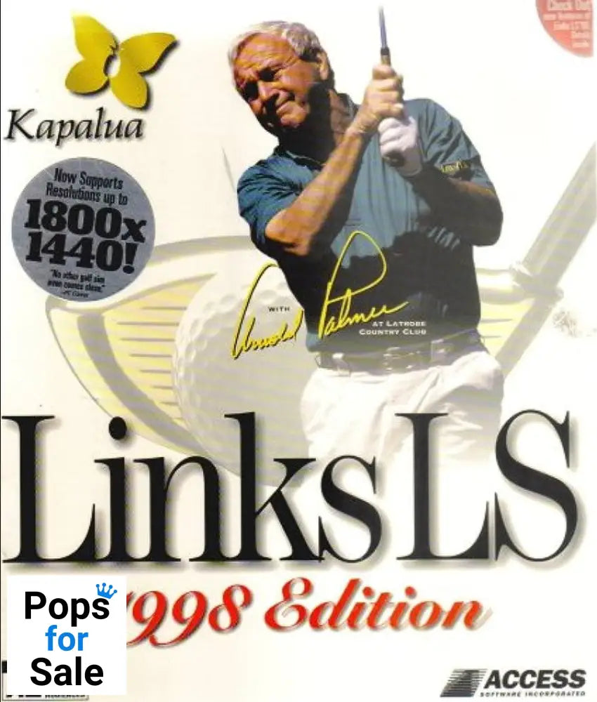 Links LS 1998 Big Box PC Game Complete VGC