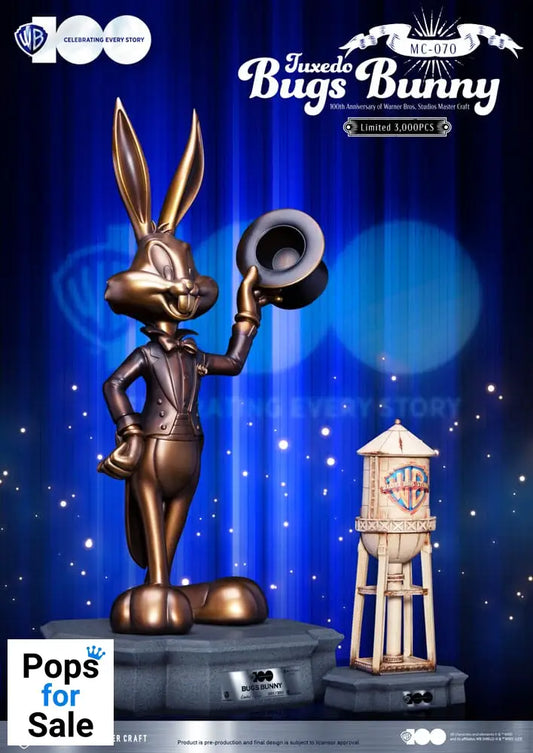 Looney Tunes 100th anniversary of Warner Bros. Studios Master Craft Statue Bugs Bunny 46 cm