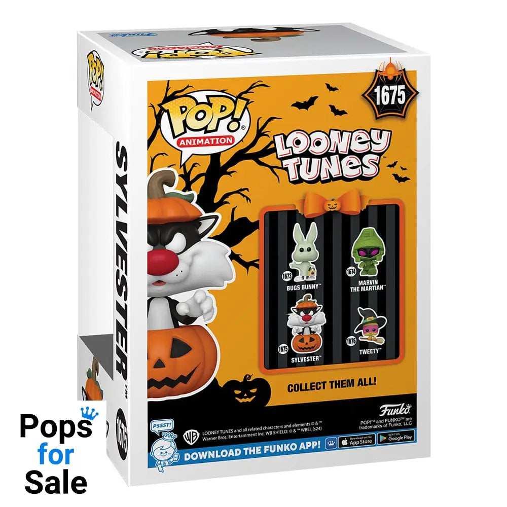 Looney Tunes POP! Television Vinyl Figure Halloween Sylvester w/Pumpkin 9 cm