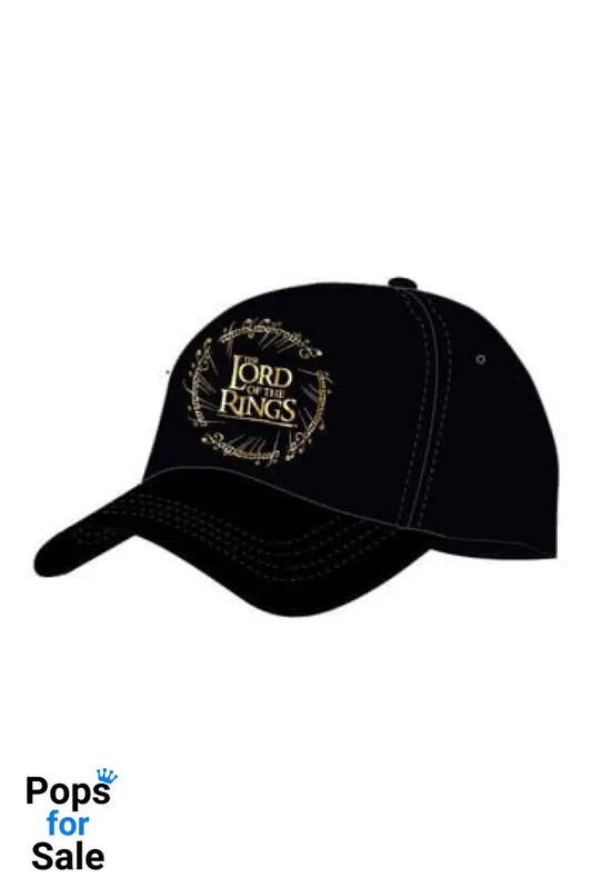 Lord of the Rings Curved Bill Cap Gold Logo