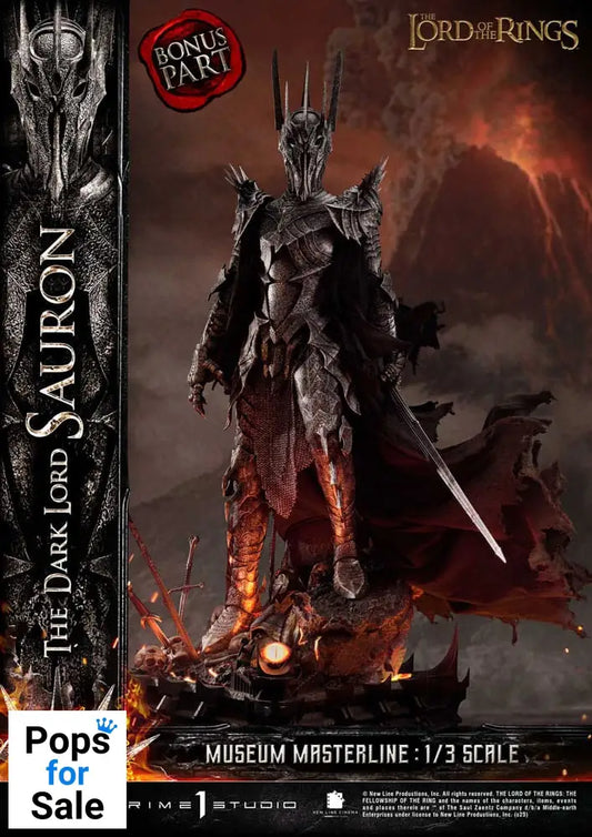 Lord of the Rings Museum Masterline Series Statue 1/3 The Dark Lord Sauron Bonus Version 117 cm