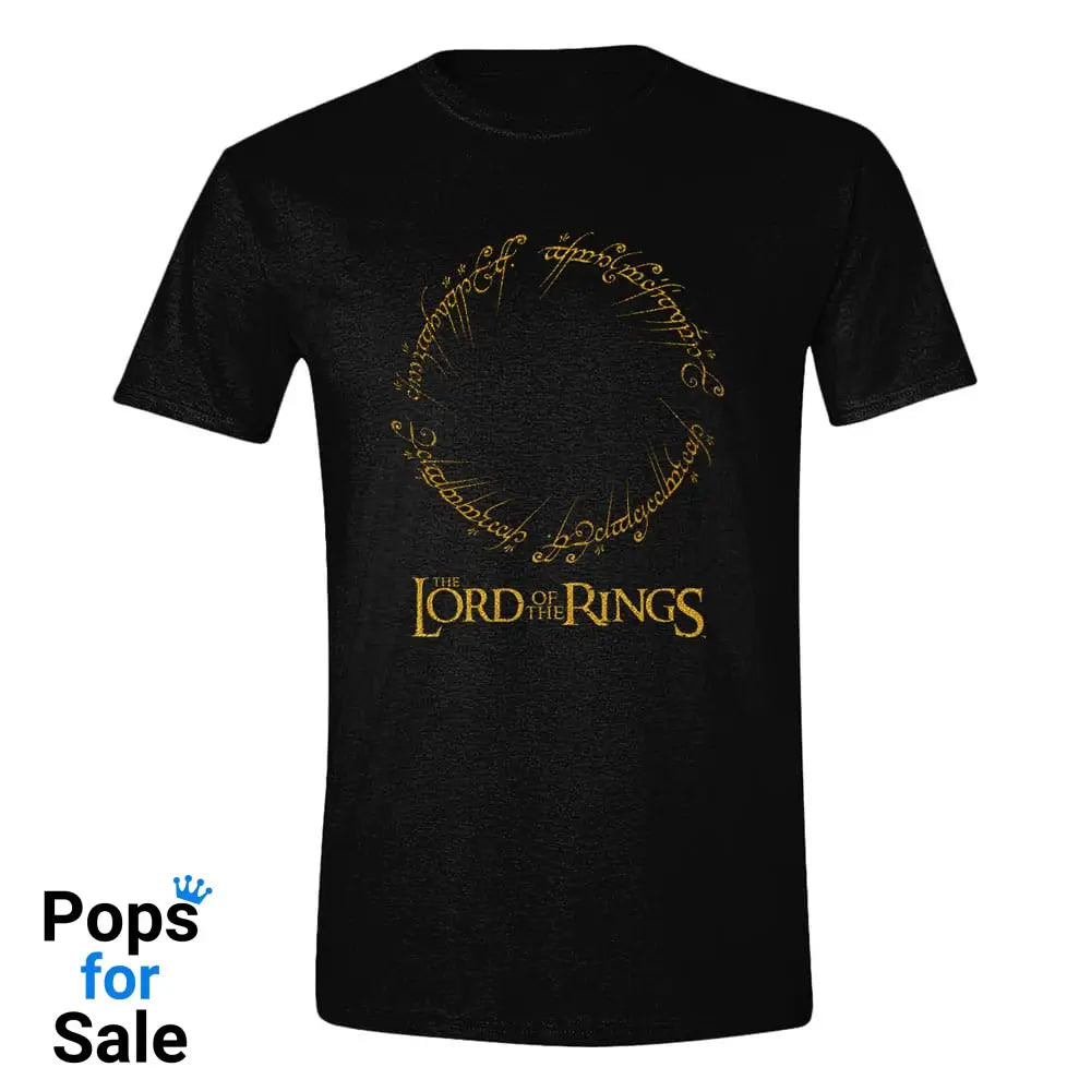 Lord of the Rings T-Shirt Logo Inscription Size XL
